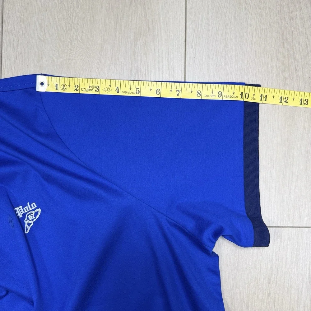 Polo Ralph Lauren Classic Fit Polo Shirt‎ Men's XXL Blue Colorblock NWT Cotton
